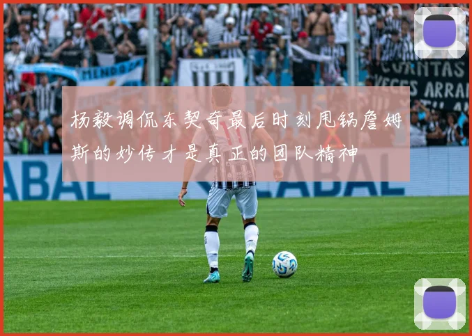 杨毅调侃东契奇最后时刻甩锅詹姆斯的妙传才是真正的团队精神